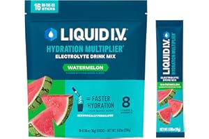 Liquid I.V.® Hydration Multiplier® - Watermelon | Electrolyte Powder Drink Mix | 1 Pack (16 Servings)