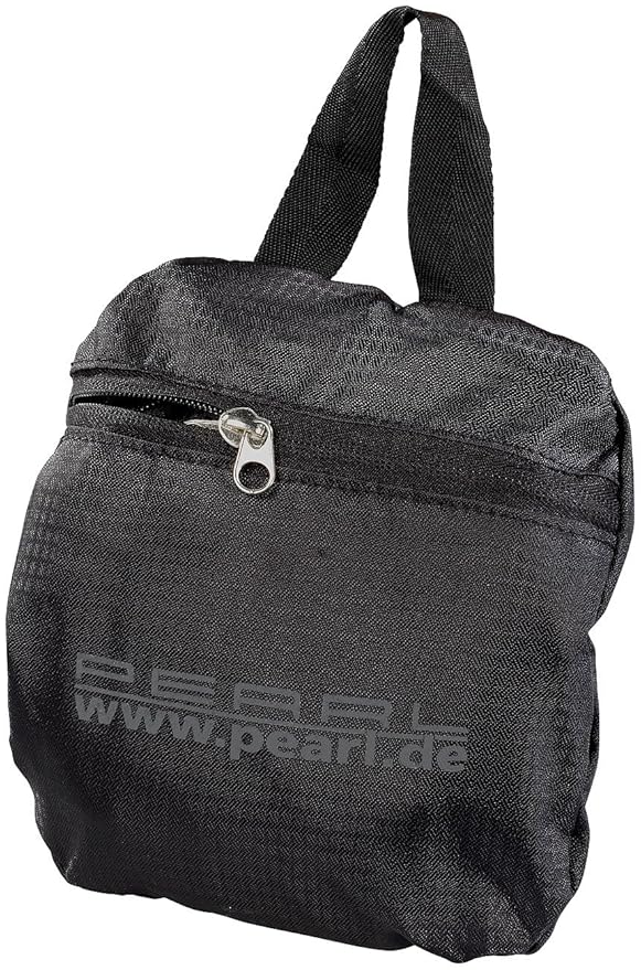 PEARL Faltrucksack: Faltbarer Rucksack, 15 l, 160 g, wasserabweisend beschichtet, schwarz (Mini Rucksack)