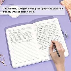 SPIPHY Diary with Lock and Key for Girls Ages 8-12