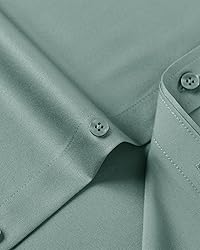 J.VER Men's Dress Shirts Solid Long Sleeve Stretch