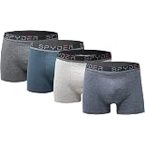 thumbnail image 2 of Lucky Brand Men's Knit Boxer Shorts 4-Pack – Cotton Jersey – Assorted Black/Gray – S-XXL 2 of 4