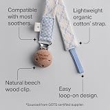 Tommee Tippee Comforter Clip Dummy & Soother Holder 0m+ Pink view 4