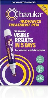 Bazuka Advance Treatment Pen for Warts and Verrucas - 5 Day Visible Results view 1
