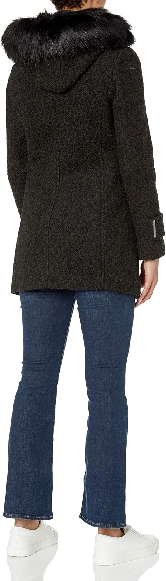 Calvin Klein 卡尔文克莱因 CK 女式连帽羊毛呢大衣外套 1.6折.49起 海淘转运到手约￥327