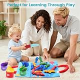 DQMOON Montessori Fishing Game 10 in 1 Soft Fabric Toy 6m+ view 3