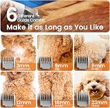 oneisall Dog Vacuum Brush 7 in 1 Pro Pet Grooming Kit 99% Hair Remover view 5