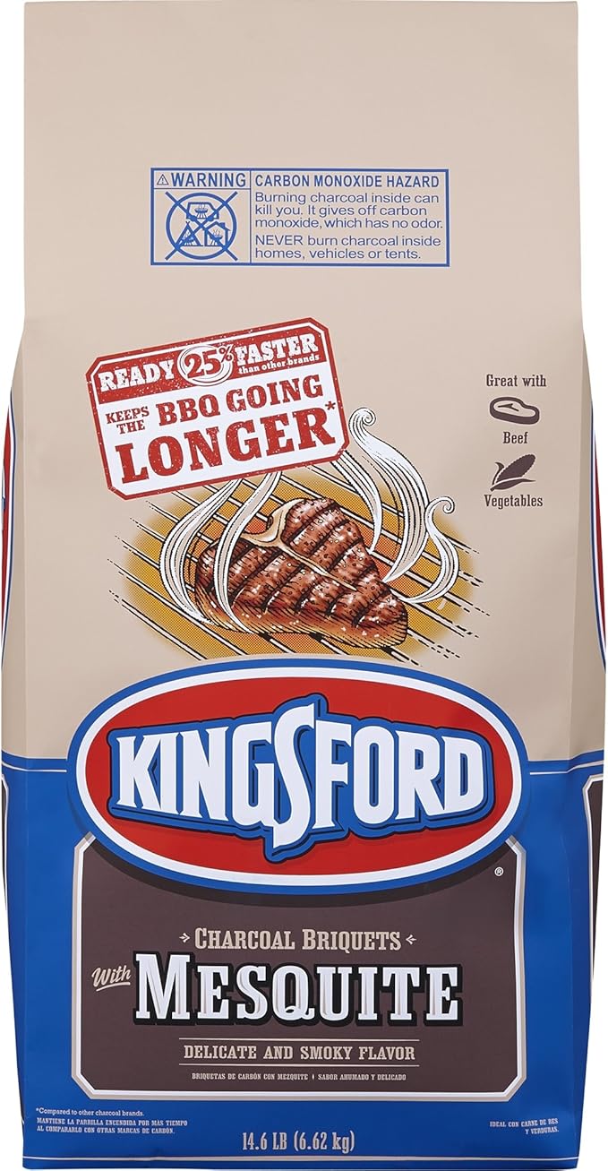 KINGSFORD PRODUCTS CO Charcoal Briquettes, MesquiteFlavor, 14.6Lb