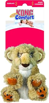 KONG Comfort Kiddos Lion Plush Dog Toy with Removable Squeaker for Large Dogs view 3