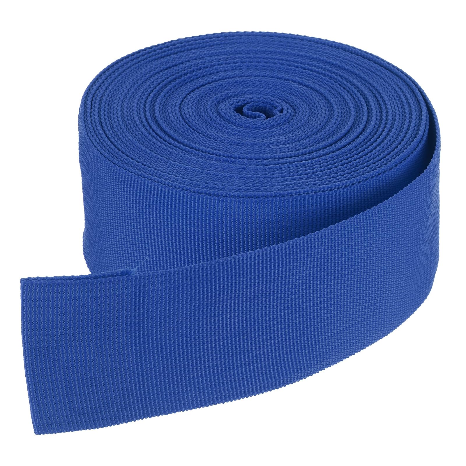 DMiotech 10 Yard x 2 Inch Width Nylon Webbing Strap Poly Flat Webbing Strapping for DIY Craft Backpack Strapping, Sewing, Outdoor Gear Repair, Bright Blue