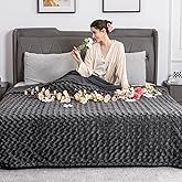 WOOMER Heated Blanket Full Size 77" x 84", Electric Blanket with a Control, 0.5-12 Hours Timer & 10 Heating Levels, ETL Certified, Dark Grey Roses Patterns Faux Fur & Sherpa, Machine Washable