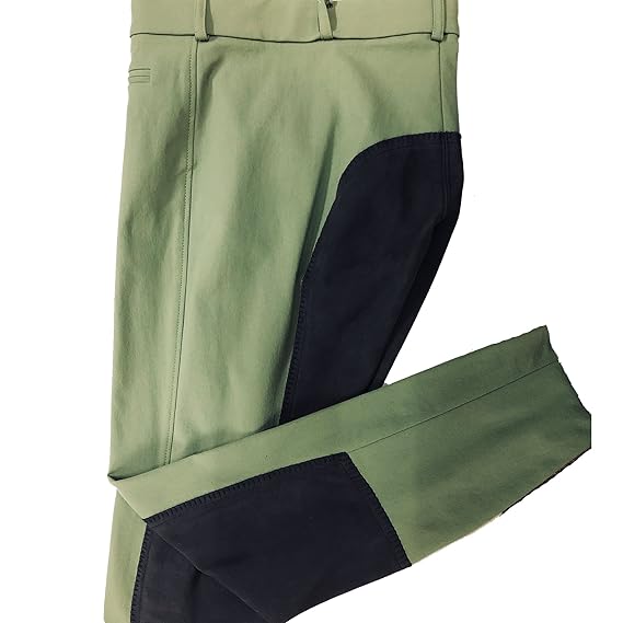 Pikeur Damen Reithose Lugana 7997 Ganzbesatz in Kontrastfarbe, Klettabschluss, Reißverschlusstasche