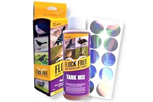 Bird Repellent Spray, Residential Bird Problem Solution by Flock Free Bird Control, 4 oz Concentrate
