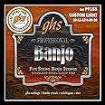 GHS Strings Strings for Banjo (PF155), Custom Light, 10-20