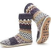 cosyone1997 Women’s Slipper Socks Warm Fuzzy Knit Soft Sole Socks with Gripper Soles for Indoor Winter Wear