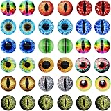 100PCS Glass Cabochon Eyes – Perfect For DIY Craft, Clay Doll Making & Creepy Monster Projects