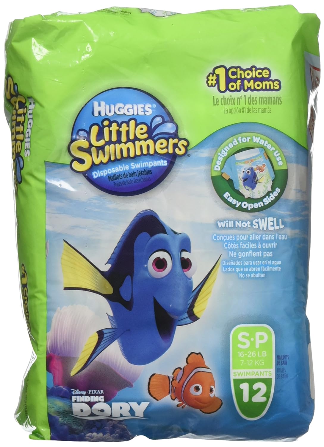Huggies Little Swimmers Disposable Swim Diapers Small 12 Count Pack Of 2 Amazon De Baby