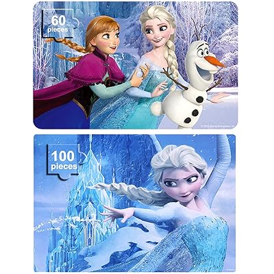 Buy Neilden Disney Frozen Puzzles In Metal Boxes 100 Piece And 60 Piece Jigsaw Puzzles For Kids Ages 4 8 Puzzles For Girls And Boys Great Gifts For Children Frozen Pack Online In Kazakhstan B08t6vlzpg