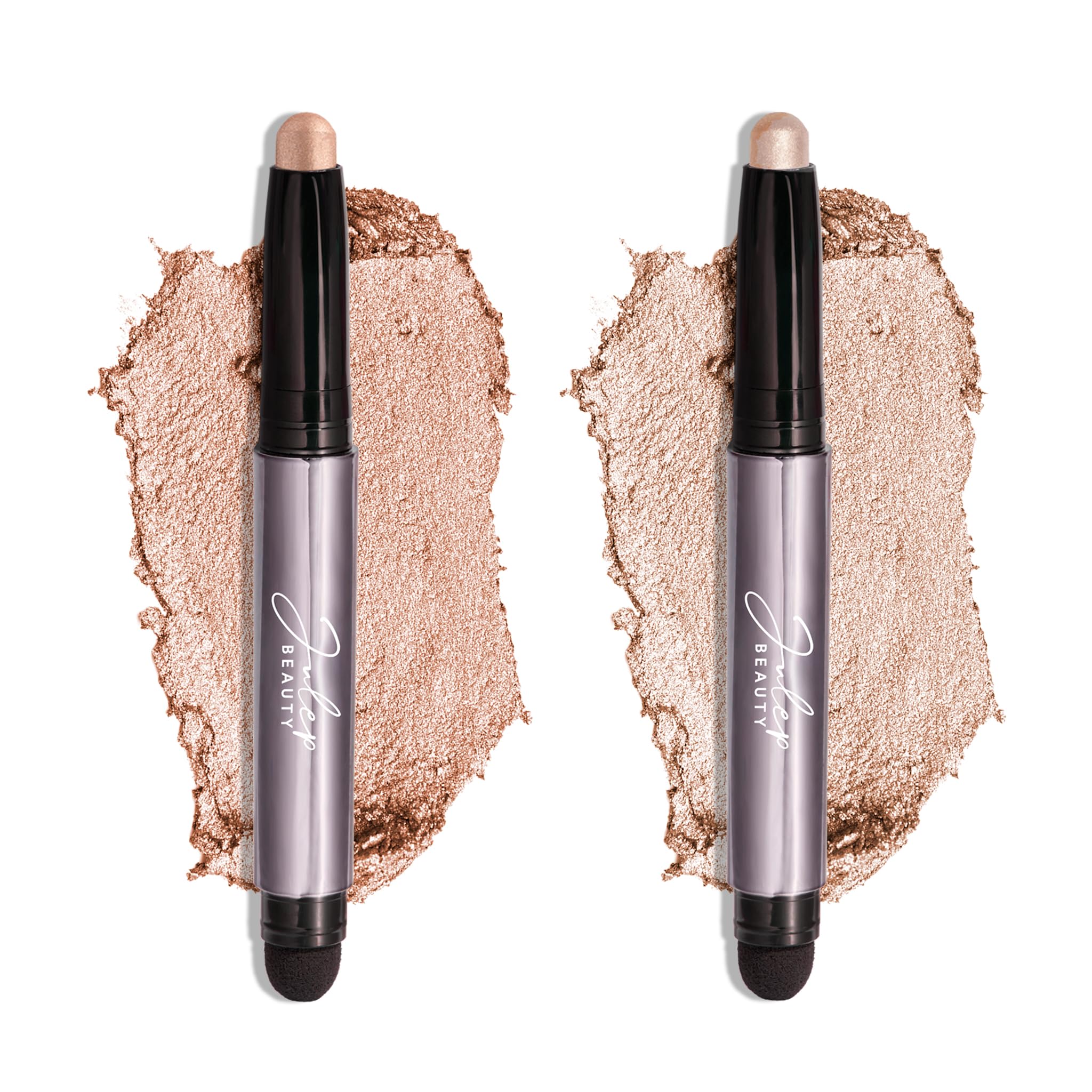 Julep Eyeshadow 101 Crème-to-Powder Eyeshadow Stick (Champagne & Pearl Shimmer) Long-Lasting, Waterproof Eye Shadow - Blendable, Crease-Proof with Built-In Smudger — image 1