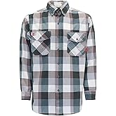 TICOMELA FR Shirts for Men Flame Resistant/Fire Retardant Shirt NFPA2112 7.5oz Men's Welding Shirt