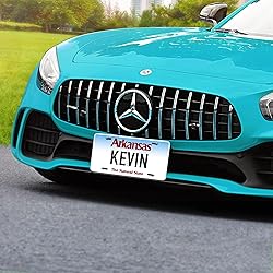 Custom Arkansas License Plate, Personalized License