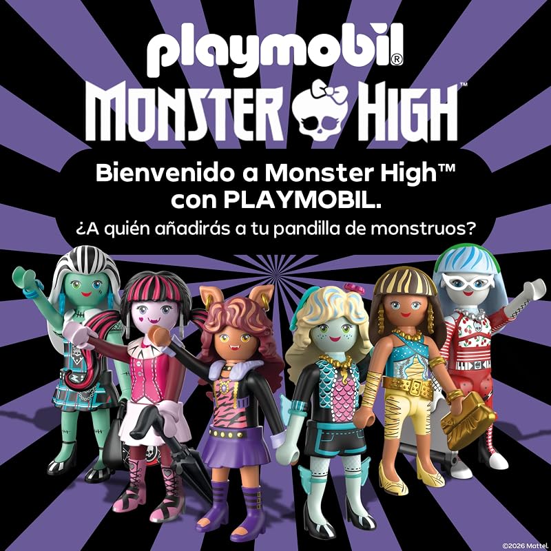 | Monster High™ | Despacho de Bloodgood | Set de Oficina con directora sin Cabeza, Escritorio, Reliquias y Telas de araña fosforescentes | para Fans a Partir de 5 años | 72143