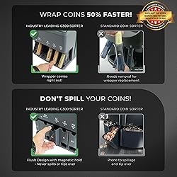 Cassida C300 Professional USD Coin Counter, Sorter