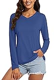 MAGCOMSEN Womens UPF 50+ Long Sleeve Shirts