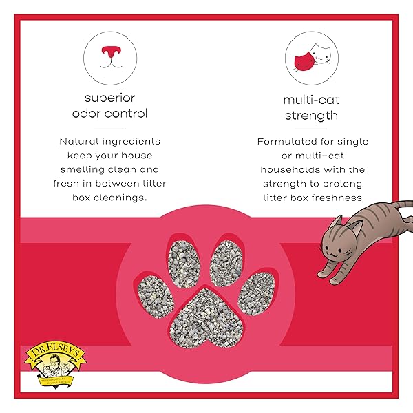 DR. ELSEY’S® CAT ATTRACT® CLUMPING CLAY CAT LITTER 18-LB. BAG