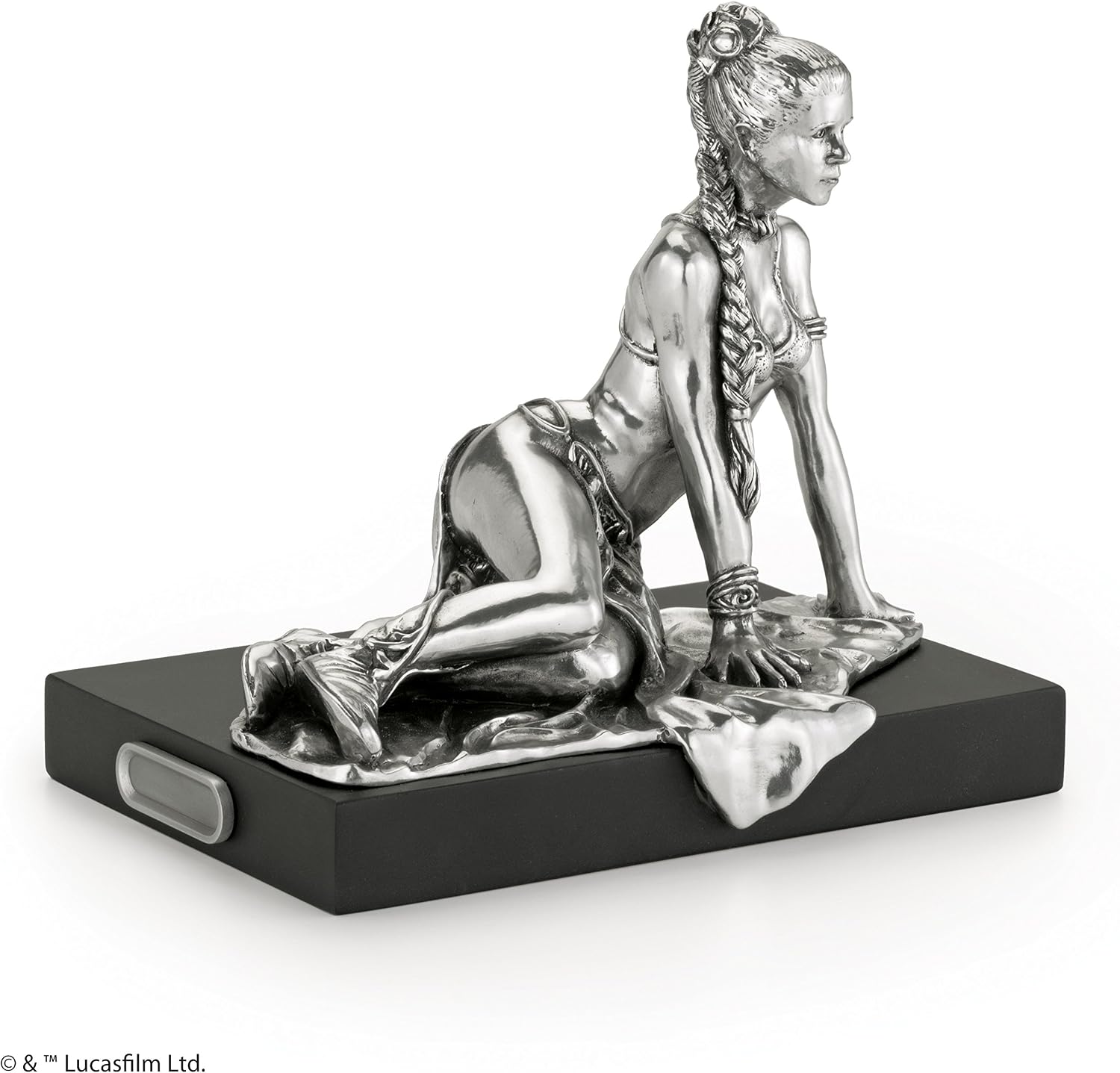 Royal Selangor Hand Finished Star Wars Collection Pewter Limited Edition Princess Leia Statue - Image 4