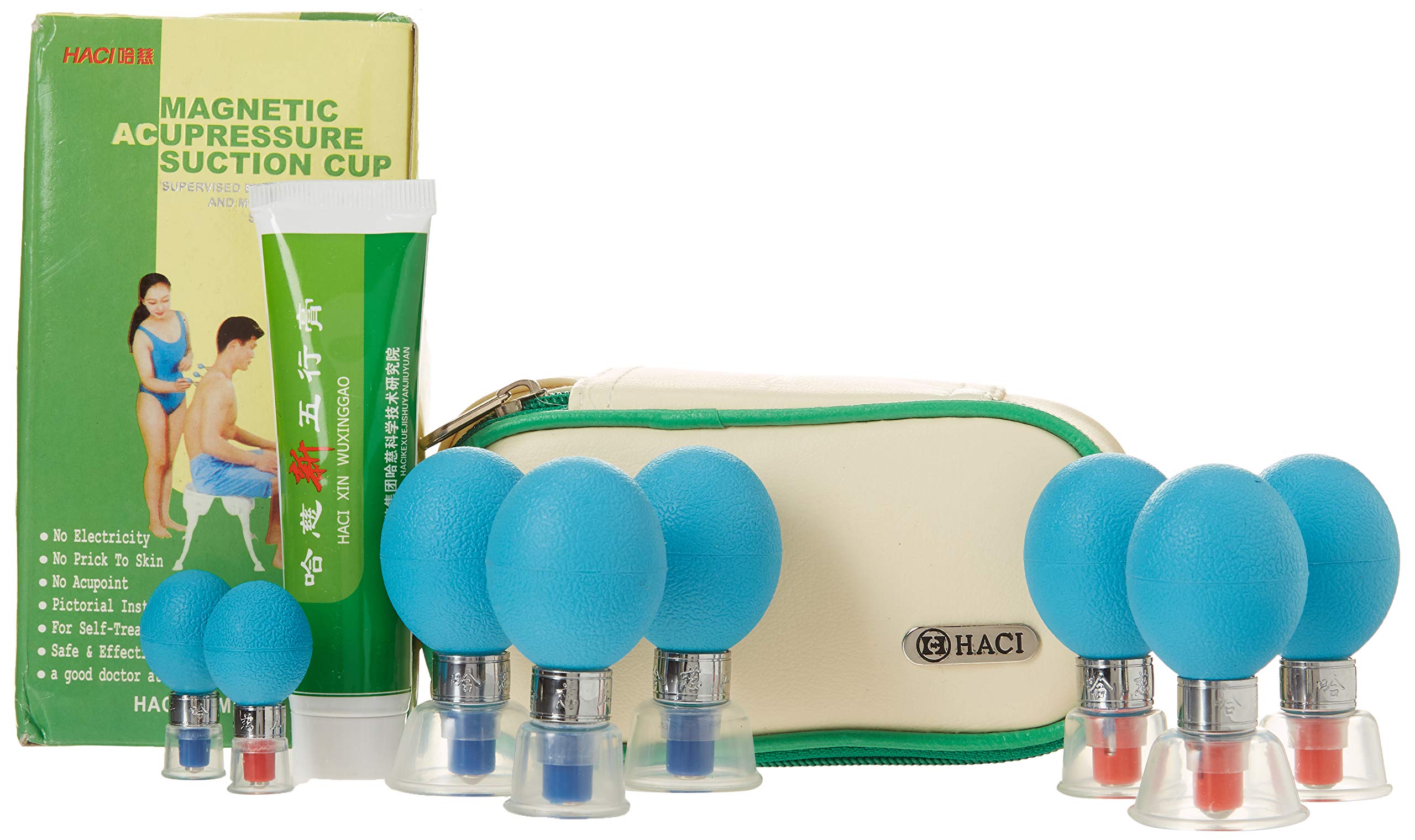 Buy Haci (8) Cupping Set with Silicone Bulbs by Cupping