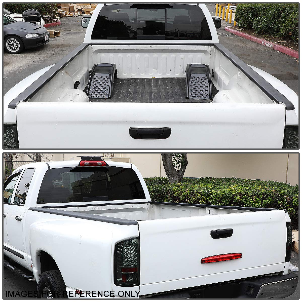 Left Right Truck Bed Cap Molding Rail Protector Cover For 94 04 S10 6ft Bed Auto Parts Accessories Truck Bed Accessories
