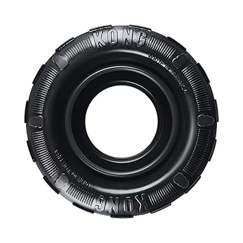 Kong Rubber Tires Extreme Dog Toy, Medium/Large (Black)