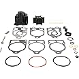 Quicksilver 96148A8 Water Pump Repair Kit for Outboard and Stern Drive: Mercury and Mariner 65 Hp (4-Cylinder) Through V-6 Outboards with Short-Vane Impellers