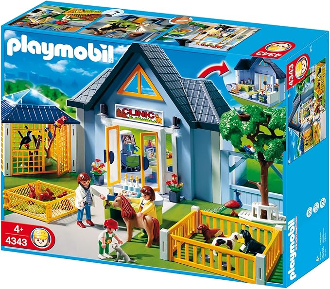 Playmobil 4343 Animal Clinic: Amazon.co.uk: Toys &amp; Games