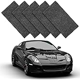Thinp 5 Pcs Nano Sparkle Cloth for Car Scratches, Car Scratches Remover Upgrade Nano Magic Cloth Multi-Purpose Nanos Wipe Cloths to Easily Repair Paint Scratch, Water Spots