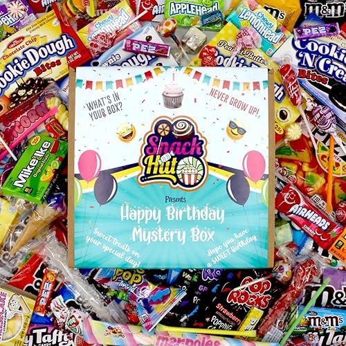Snack Hut Happy Birthday Box Birthday Gift Box Care Package
