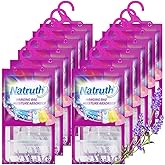 NATRUTH 12-PACK Moisture Absorber Bags With Lavender,Desiccant Hanging Bag Use for Kitchen Bathroom Wardrobe, Eliminates Odor
