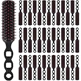 Yetene 100 Packs Bulk Hair Brushes for Homeless Individually Wrapped Disposable Travel Hair Brush for Women Suitable for Homeless Shelter Hotel Nursing Home Charity Church