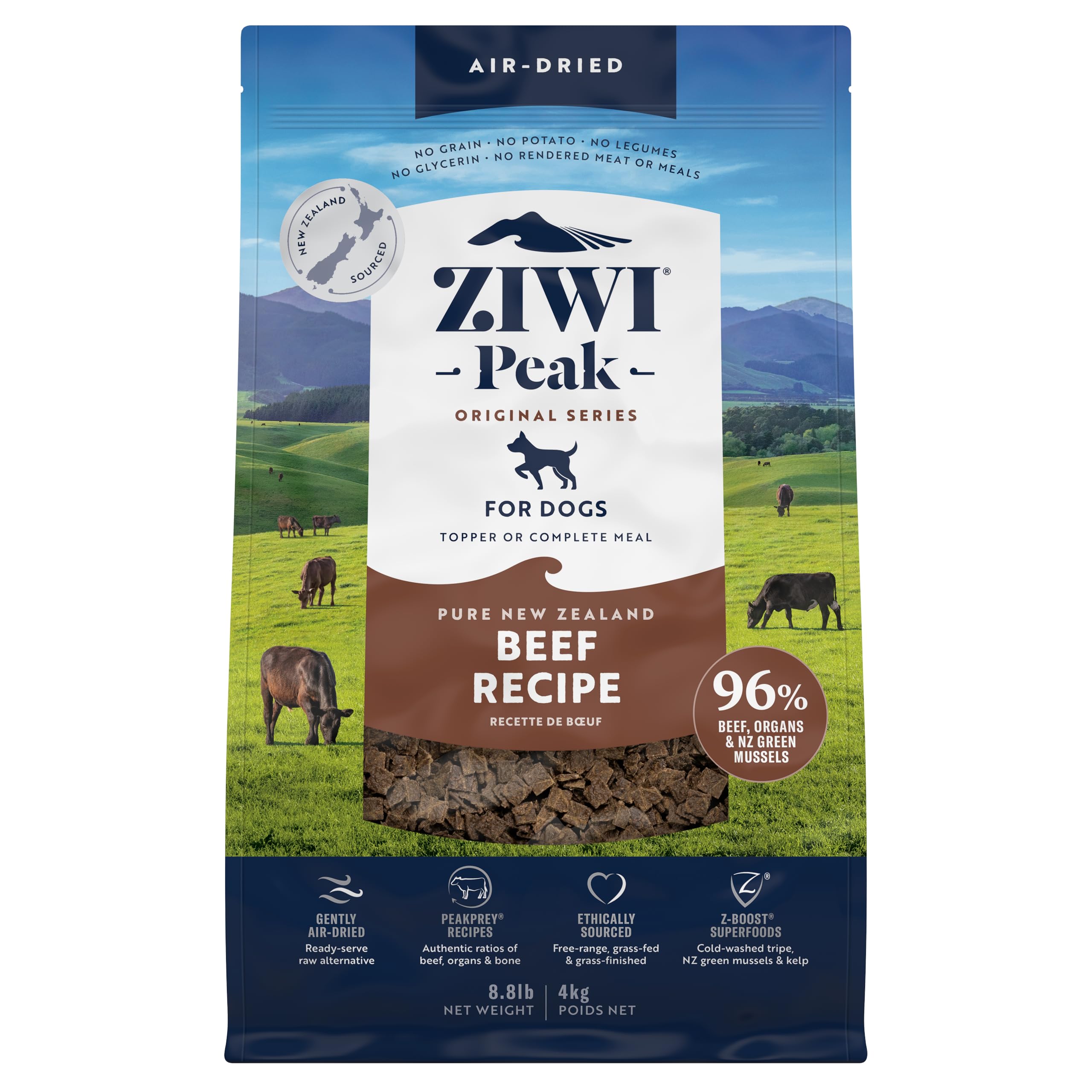 Ziwi Peak Daily Dog Cuisine Beef Pouches, 4 kg โ image 1