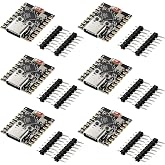 ESP32-C3 Super Mini Development Board 5PCS, ESP32 C3 Mini WiFi Bluetooth 5.0, 160MHz RISC-V ESP32C3 IoT Board, ESP32-C3 Supermini for Arduino, MicroPython, Smart Home &amp; Wireless Projects (style1)