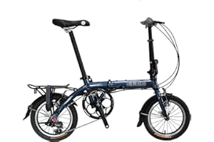 Pace 3.0 Model - SOLOROCK 14" 3 Speed Aluminum Folding Bike - Super Light
