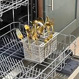 Spares2go Dishwasher Cutlery Basket Universal Cage Detachable Handle view 6