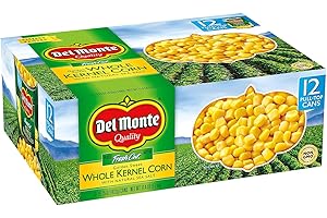 Del Monte Whole Kernel Corn Made with Fresh Cut Sea Salt 12/15.25 Oz Net Wt 183 Oz, 183 Ounces