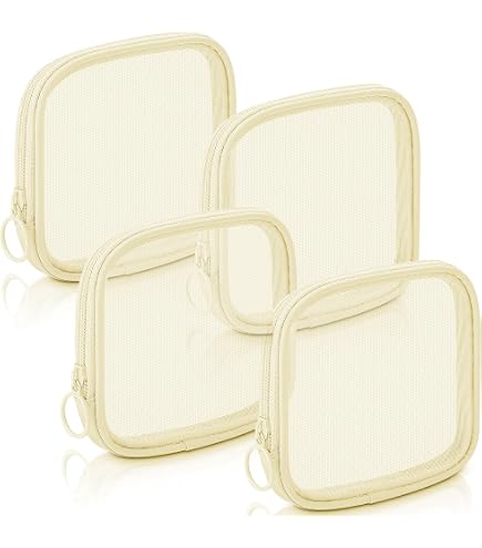 Bolsas De Cordón Para Pintalabios Y Accesorios - Pack De 3, Algodón, 13x12 Cm, Colores Suaves, Organización Portátil