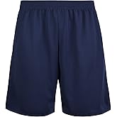 Knocker Men’s Athletic Relaxed-Fit Shorts 3-Pack (M, Navy)