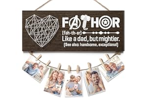 MAYICIVO Best Dad Gifts Father's Day Gifts for Dad from Daughter Son Kids, Dad Picture Frame Fathers Day Step Dad Gifts Bonus Dad Birthday Gifts, New Dad Gifts First Father's Day Gifts for Husband from Wife
