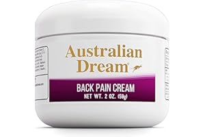 Australian Dream Back Pain Cream - Soothing, Non-Greasy Muscle Pain Relief Cream - Good for Neck, Back, Body, or Muscle Aches - 2 oz Jar