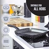 Blackmoor Classic 28cm Griddle Pan Non-Stick Induction Suitable Black view 4