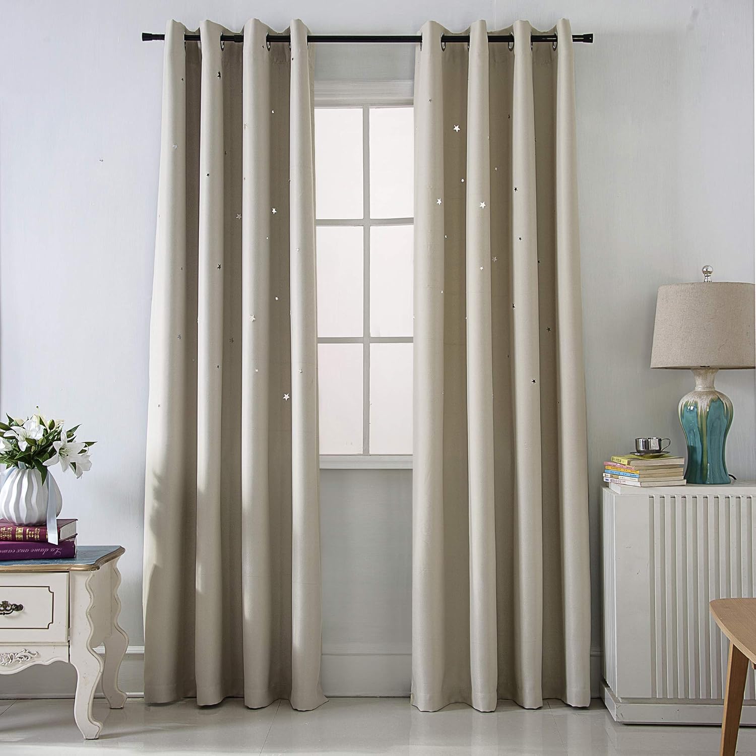 2019 Jarl Home Blackout Curtains Grommets Thermal Insulated Kids
