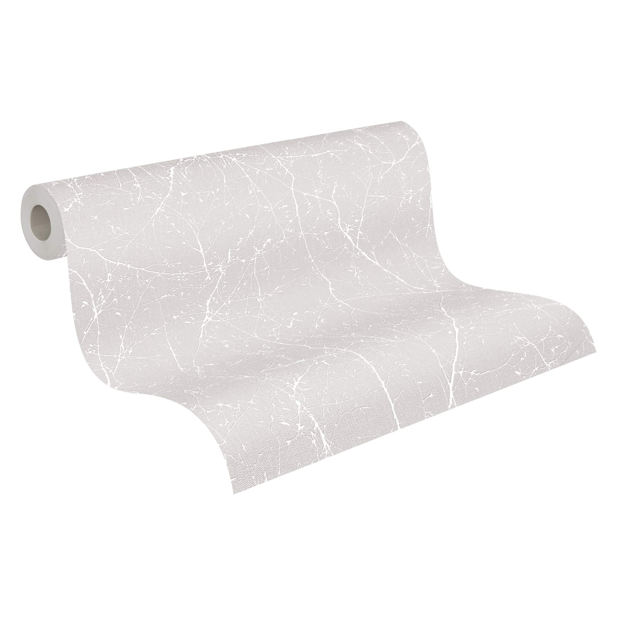 A.S. Création Elegance 3 Scandinavian Design Wallpaper 10.05 x 0.53 m Grey Metallic White 305071, Grey, 305071
